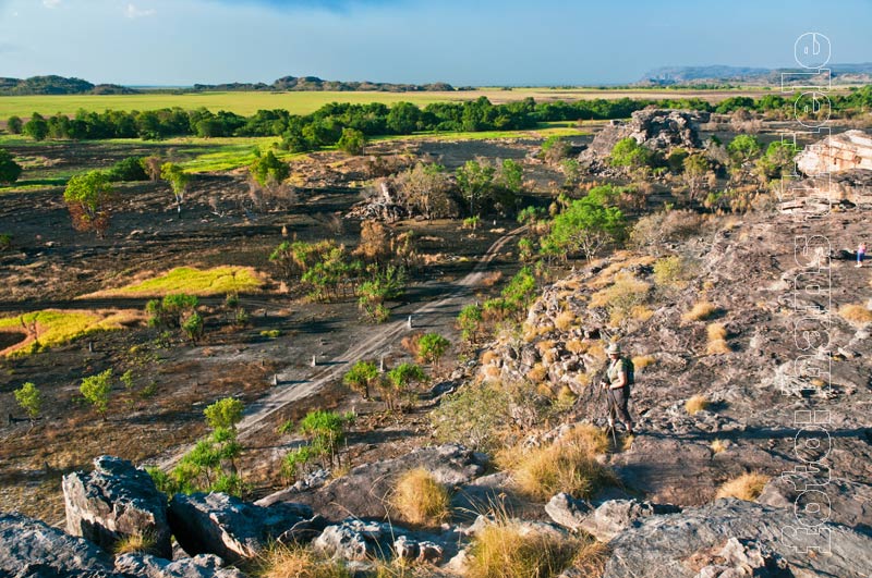 Kakadu NP: Blick vom Felsen von Ubirr - am Nachmittag